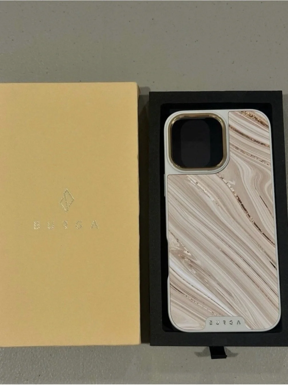 BRAND NEW Burga iPhone 16 Pro Max Marble Phone Case